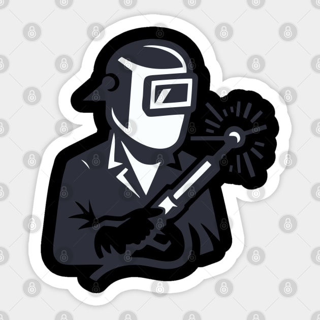 welder Sticker by artoriaa